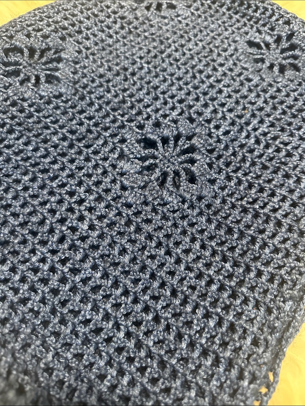 Handmade crochet wrap - Picture 2 of 6